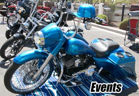 Custom Motorcycle at Superstition Harley Bike Show